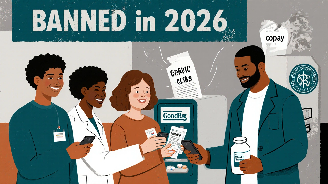 Patients use price-comparison apps to pay  cash for generics, while a broken insurance machine spits out expensive receipts.