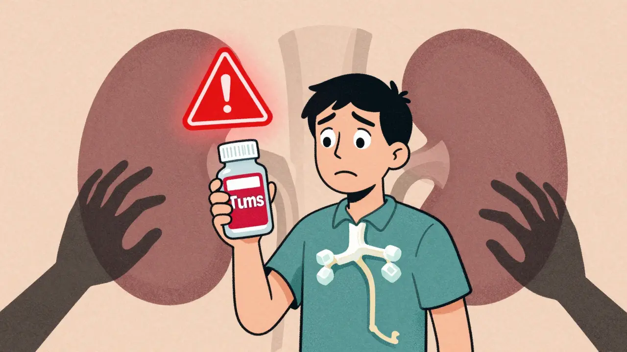 Antacids and Kidney Disease: What You Need to Know About Phosphate Binders and Risks